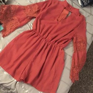 Burnt Orange Romper